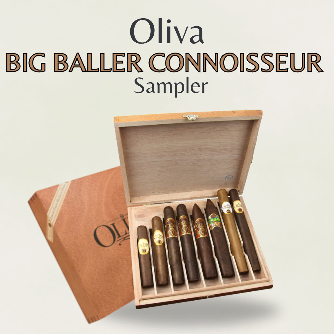 Oliva Big Baller Connoisseur Sampler – 8 Premium Cigars